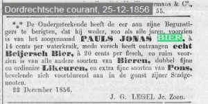 Dordrechtse Courant 25-12-1856