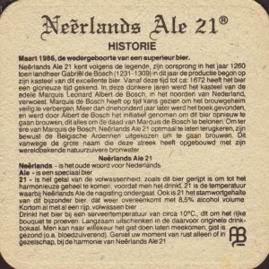 Bierviltje Neêrlands Ale, bron: beer-coasters.eu