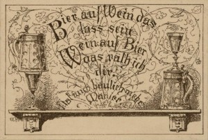Emil Döpler - Bier auf Wein (1873) - Staatliche Museen zu Berlin 