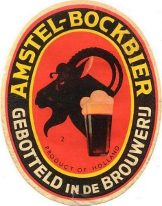 Amstel Bockbier - Bron: bieretiketten.nl