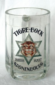 Beer mug Tigre Bock - From: Revue d’Alsace 2011
