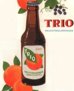 Reclame voor Trio limonade - Uit: Peter Zwaal, Frisdranken in Nederland (bewerkt)