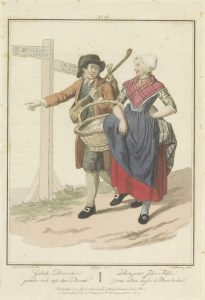 Boer en boerin uit Noord-Brabant, 1805 - Bron: Rijksmuseum