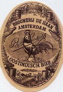 Haan en Sleutels - Oost-Indisch bier - Bron bieretiketten.nl
