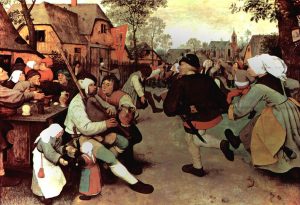De boeren van Breughel dronken bier, maar geen lambiek. Dat bestond nog niet. Bron: Kunsthistorisches Museum, Wenen.