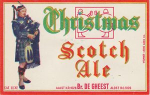 Christmas: vaak hetzelfde als Scotch ale, zoals bij deze brouwer in Aalst. Afbeelding: jacquestrifin.be