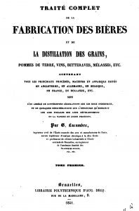 Titelpagina van Lacambres boek uit 1851.